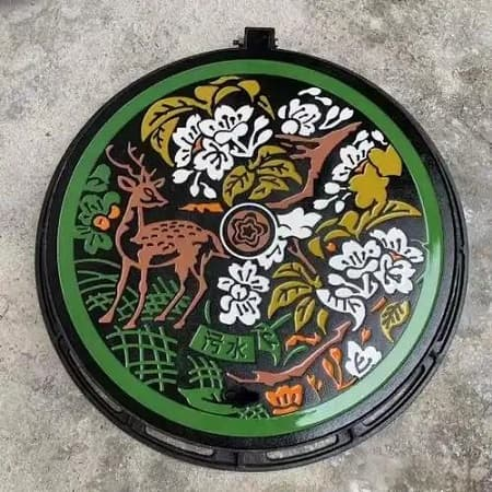 藝術(shù)井蓋圖片大全