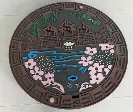 藝術(shù)井蓋圖片大全